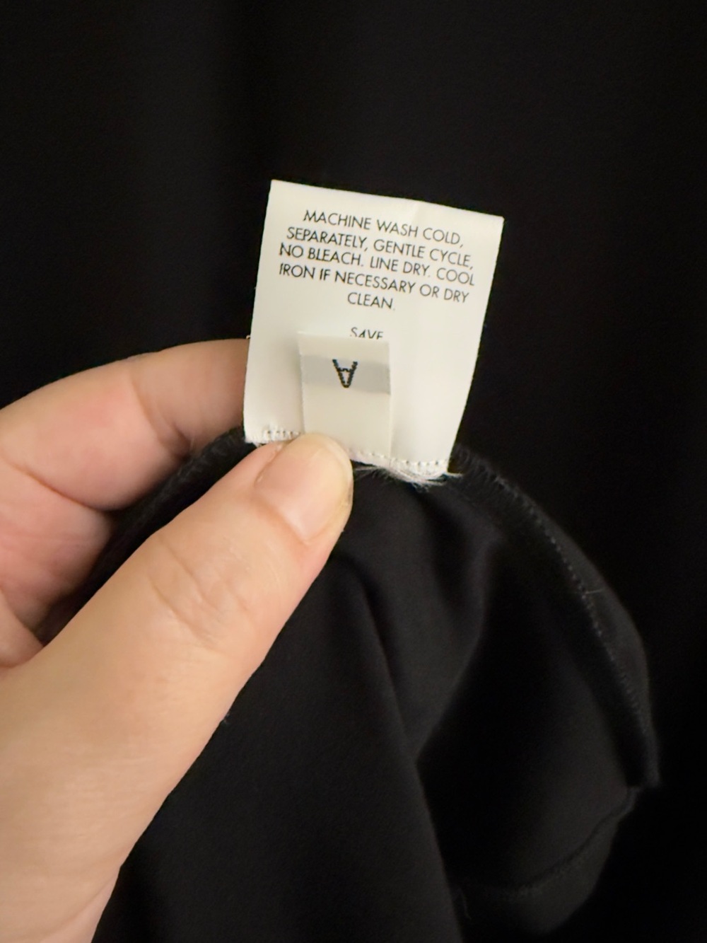 Eileen Fisher Drape V-neck Lightweight Viscose Jersey Dress Black - Picture 7 of 8
